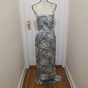 NWT Reformation Frankie Silk Dress In Porcelain